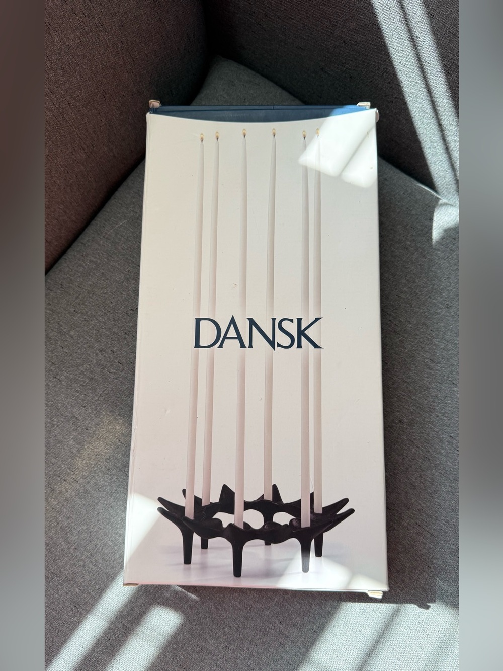 Dansk Jens Quistgaard Fiesta Cast Iron 6-Taper Candle Holder MCM Box